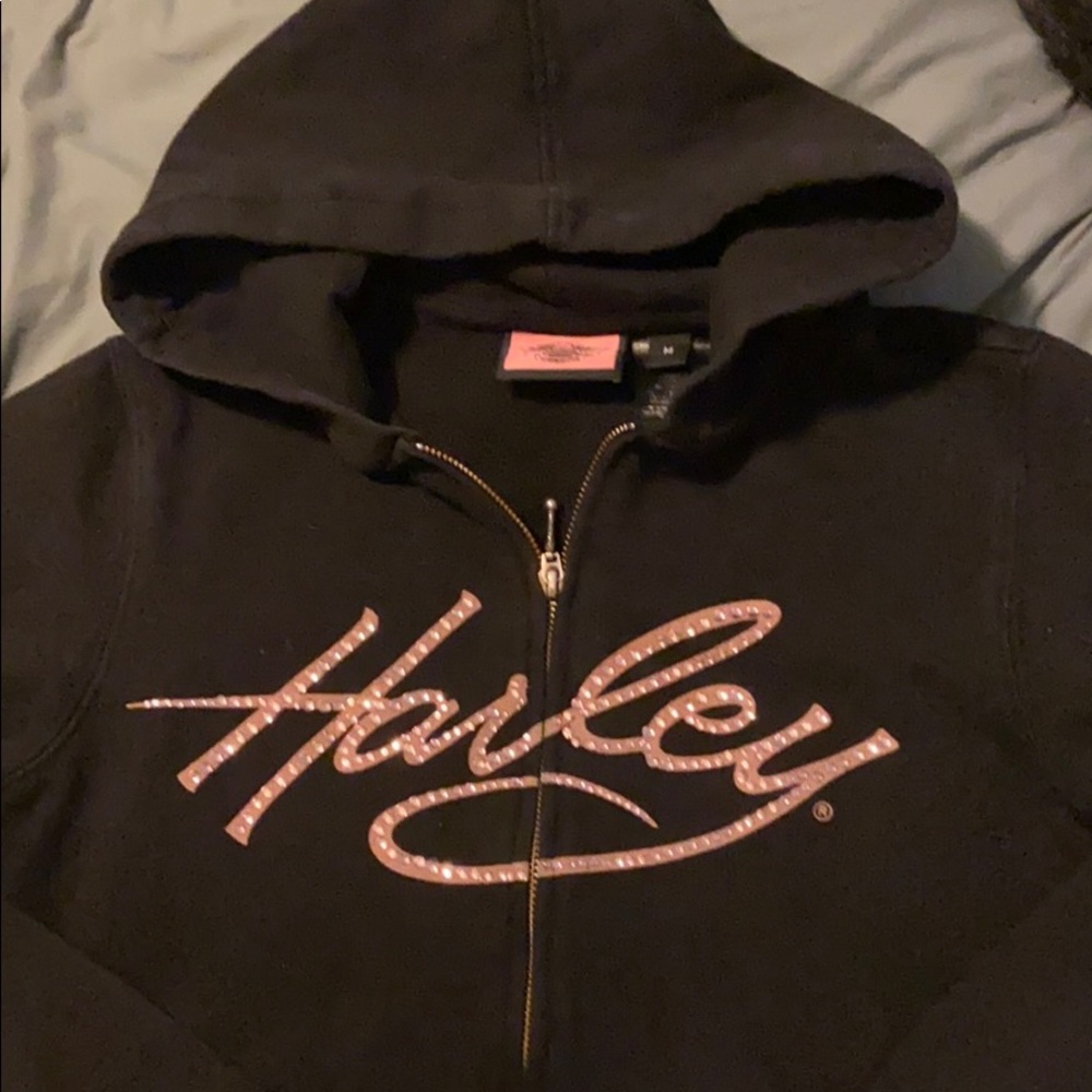 Harley-Davidson Pink Label Zip-Up Hoodie